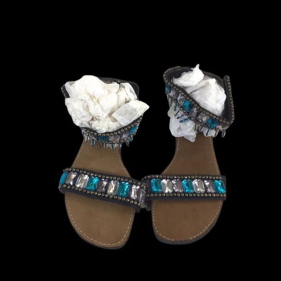 Catwalk Embellished  Sandals. 6.5 - Picture 1 of 4